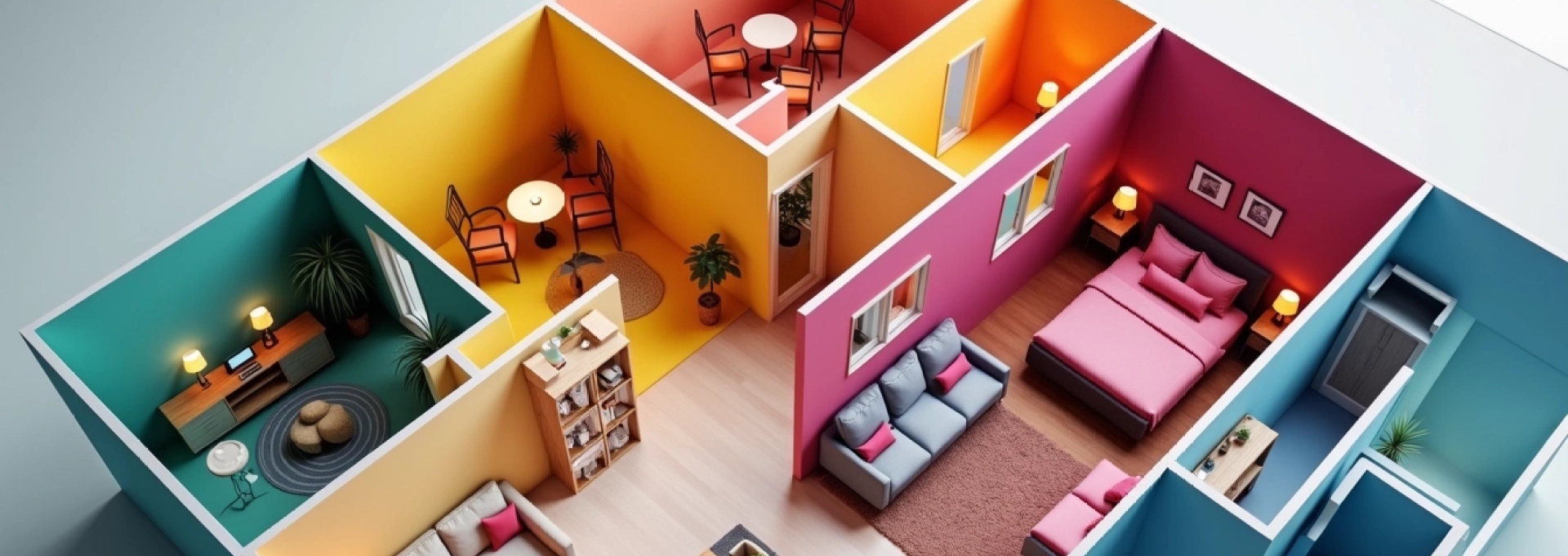 Couleurs par chaque pièce
