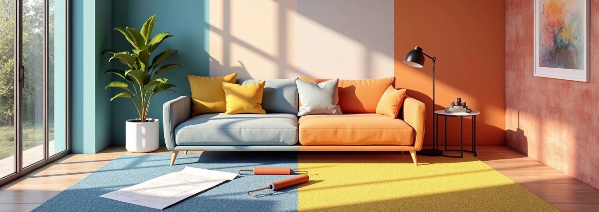 Techniques de peinture d'intérieur
