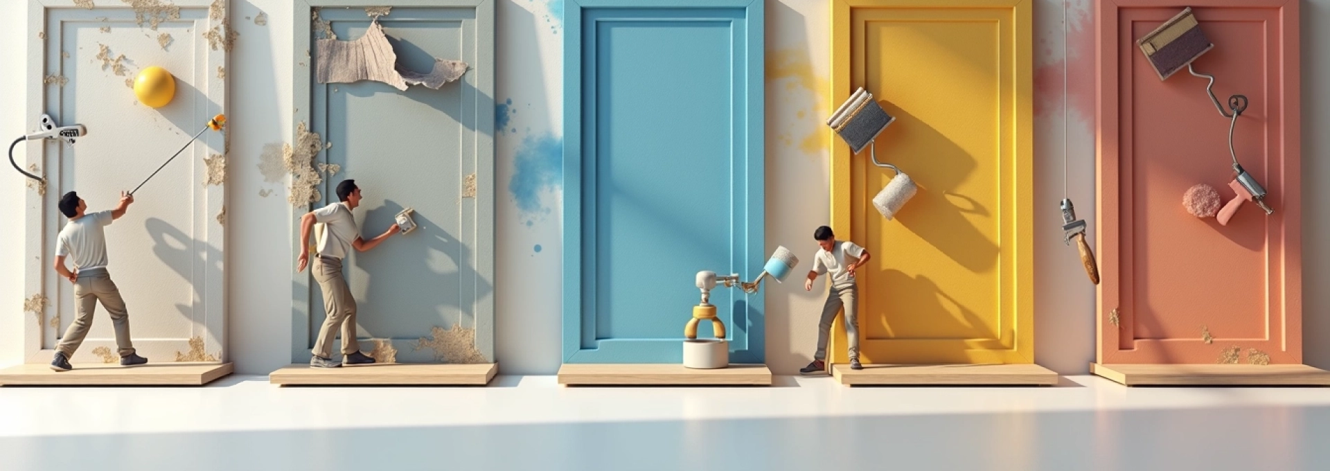 Peinture des surfaces murales