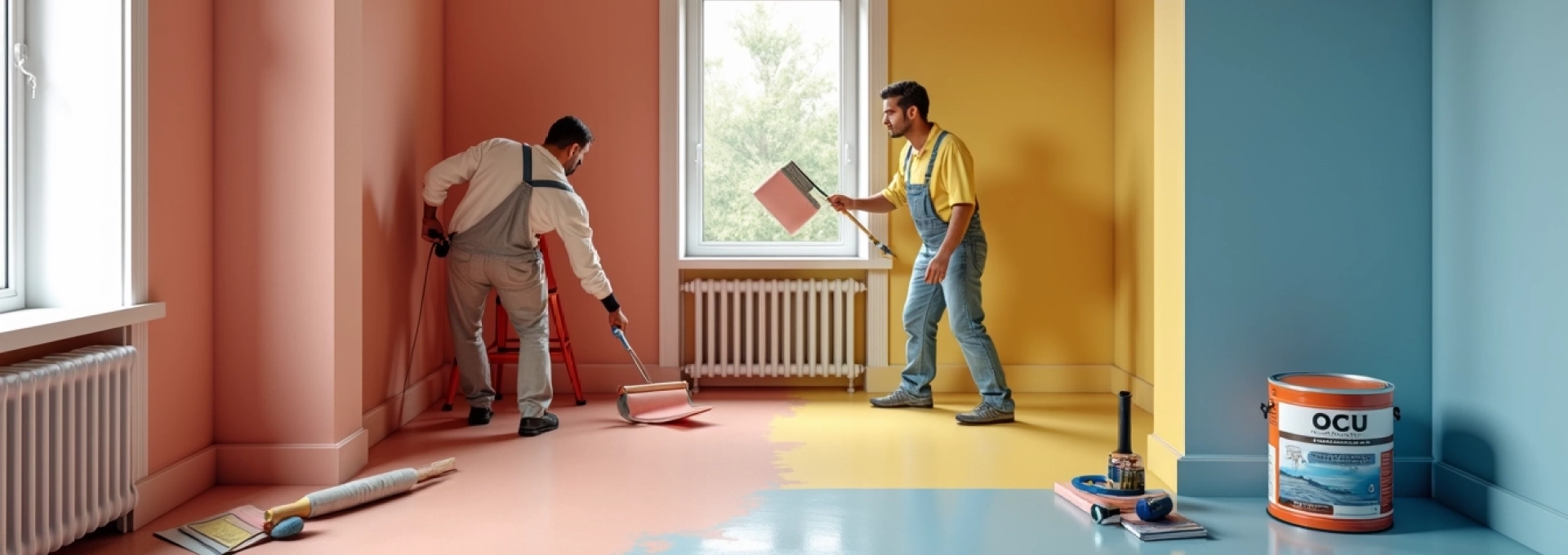 Peinture des espaces intérieurs